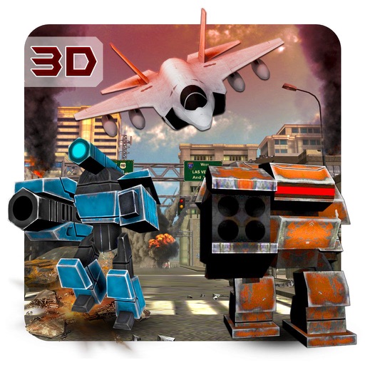 Jet Fighter vs Robot – Air Force & Real Robots Icon