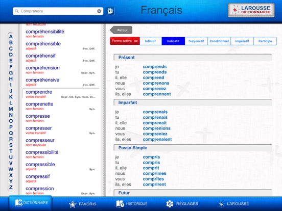 online monolingual french dictionary