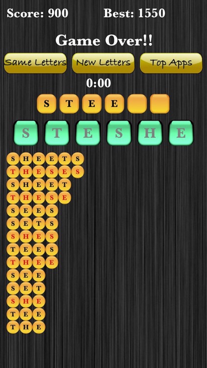 SpeedyText - Fast word game.. screenshot-4