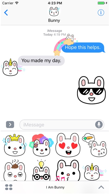 I Am Bunny Animated Stickers screenshot-4