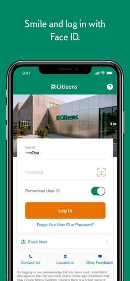 Citizens Bank Mobile Banking app screenshot