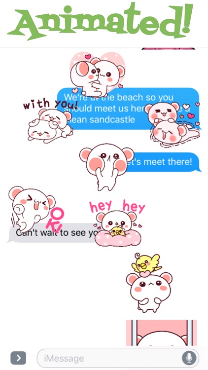 Cutie Bear Love Animated