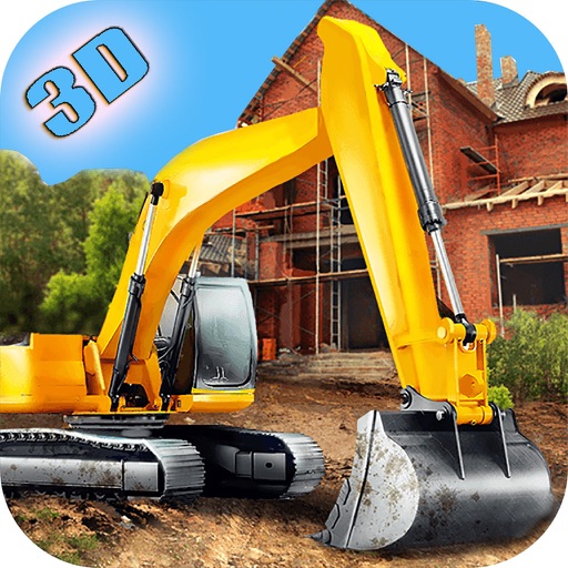 Town Construction Bulldozer - build a city sim Icon