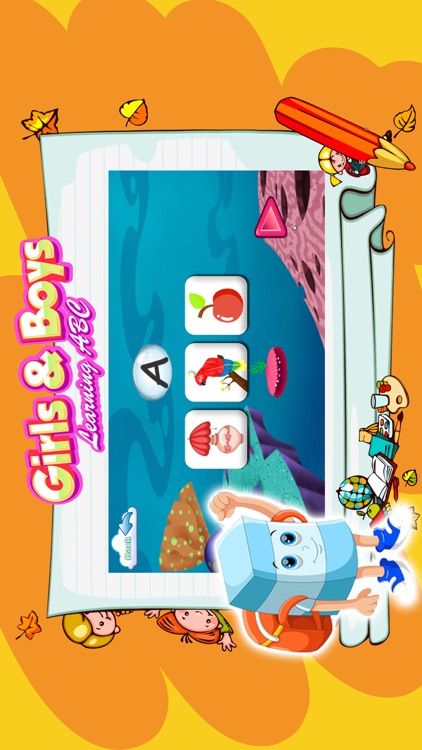 Girls & boys learning abc with educational games screenshot-4