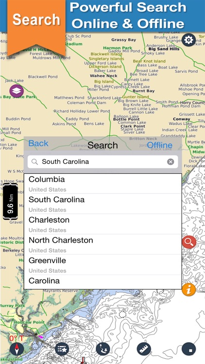 South Carolina Nautical Charts