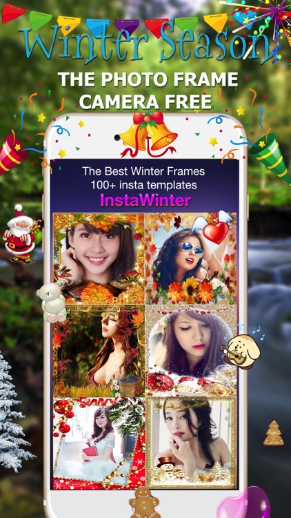 Christmas Frame - Camera Sticker, Take Photo