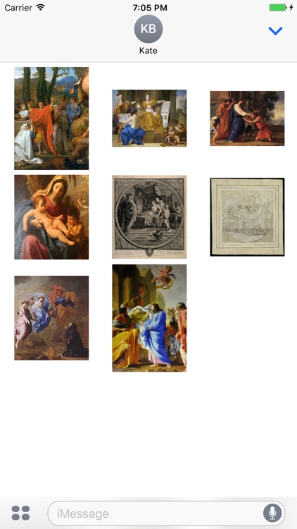 Eustache Le Sueur Artworks Stickers