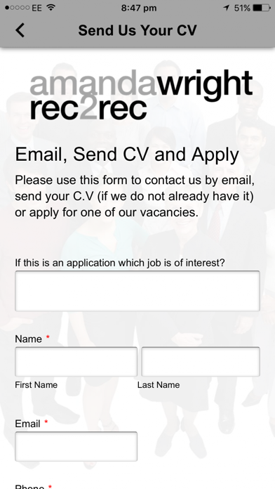 How to cancel & delete Amanda Wright Recruitment from iphone & ipad 4