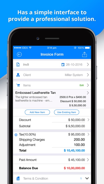 Invoice Pro. Invoice on the go