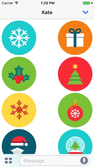 Round Christmas Stickers(圖2)-速報App