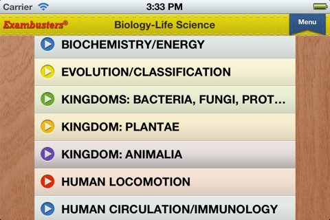 Praxis II Biology Prep Flashcards Exambusters screenshot 3