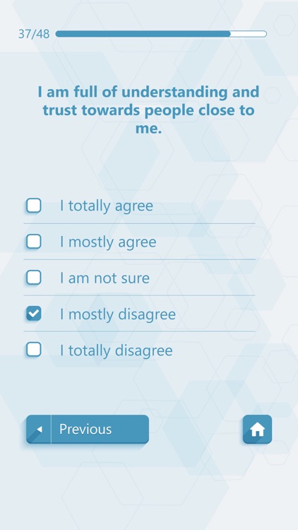 Self Assessment of Personality