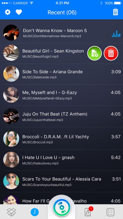 Cloud music player - free music for Dropbox screenshot-3