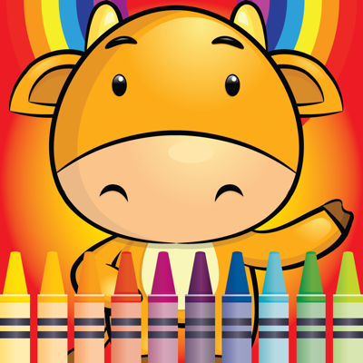 Coloring Cute Animal Farm fun doodling book