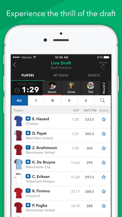 Togga - Draft Fantasy Soccer for Premier League