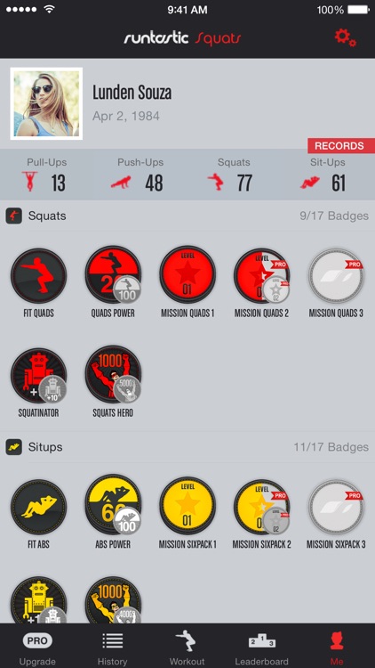 Runtastic Squats – Workouts, Trainer & Counter screenshot-4