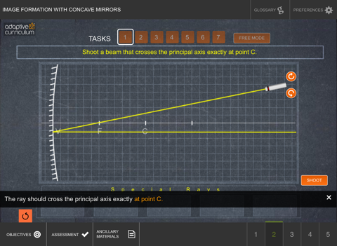 Img Formation w Concave Mirror screenshot 2