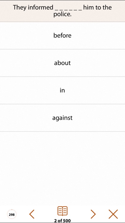 Grammar Express: Prepositions Lite