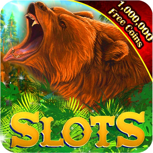 Grizzly bear slots: Win big at jungle casino iOS App