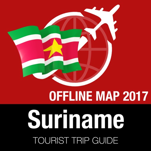 Suriname Tourist Guide + Offline Map icon
