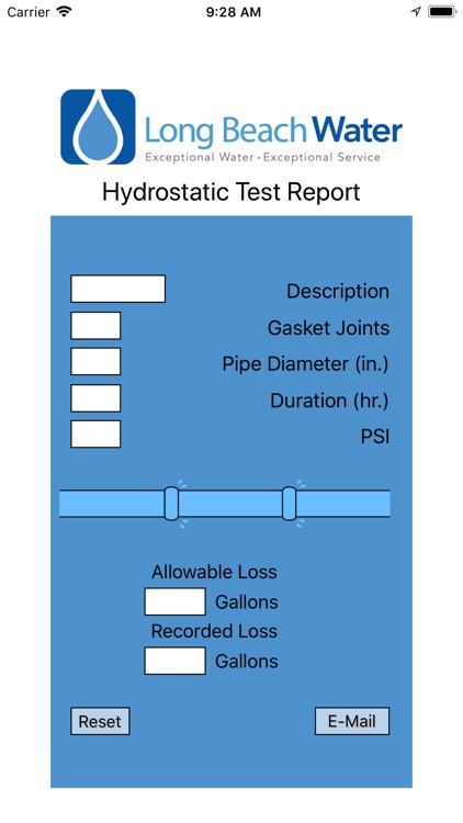 Hydrostatic Test