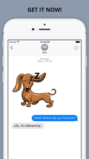 Weinermoji - Dachshund Emoji & Stickers(圖5)-速報App