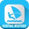 The surf forecast is based on the significant wave height, the average height of the one third largest waves, at the locations of the largest breakers