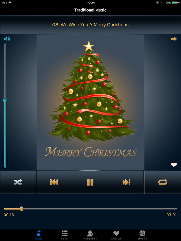 christmas music songs - fm radio list playerのおすすめ画像2