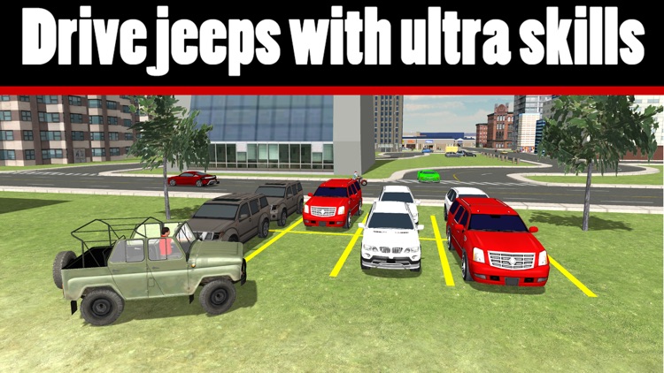 Multi-Storey jeep parking & crazy driver simulator