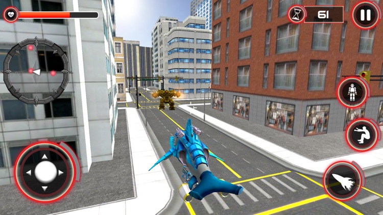 Dolphin Robot Transform War 3D screenshot-4