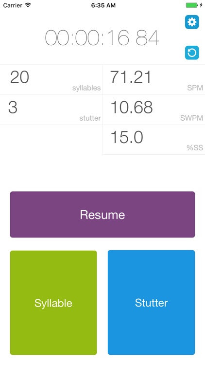 Fluency Calculator - Measurement of Stuttering