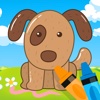 Dog & Cat Coloring Book Kids And Preschool Toddler
