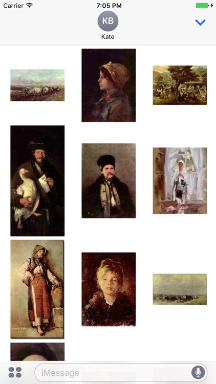 Nicolae Grigorescu Artworks Stickers