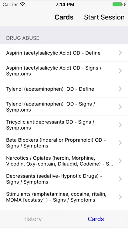 EMS Flashcards - Medical Signs and Symptoms