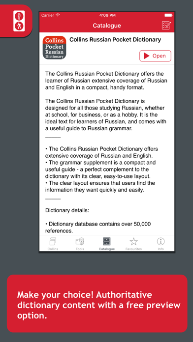 Collins Russian Pocket Dictionary Screenshot 1