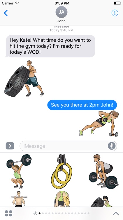 Crossfit & Weightlifting Stickers and Emojis screenshot-4