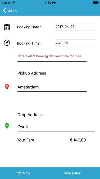 Taxi App Noordnederland screenshot-3