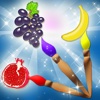 Colors Of The Fruits Draw Game