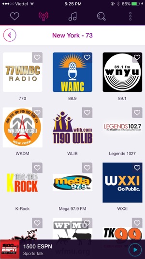 Radio FM US - Live radio, music, sports, talk show(圖3)-速報App