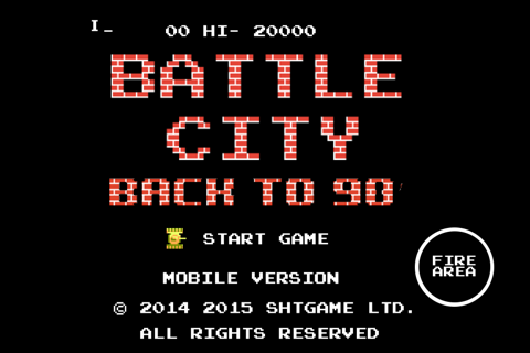 Battle City : Back to 90's tank screenshot 4