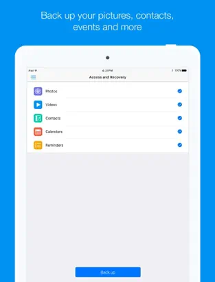 Captura 1 Mobile Backup for Business iphone