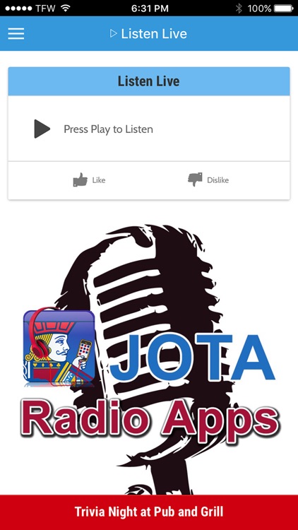 JOTA Radio App