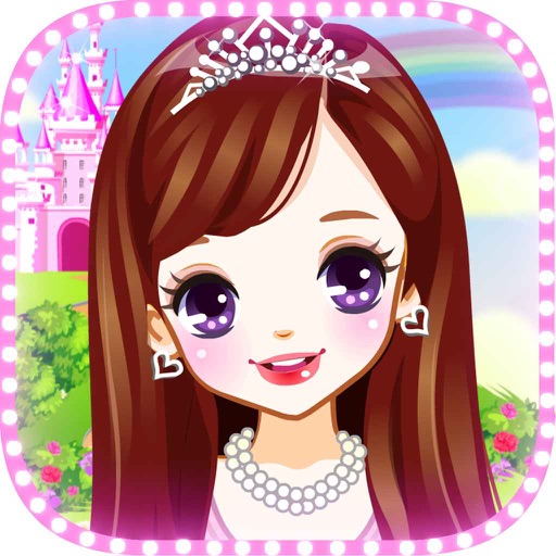 Royal Princess Dress - Makeover Salon Girly Games Icon