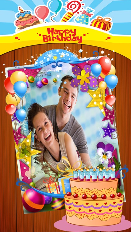 Happy Birthday Photo Frame & Greeting Card.s Maker screenshot-3