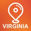 Virginia, USA - Offline Car GPS