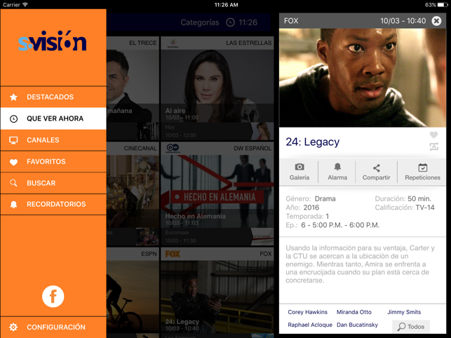 Guía Svisión for iPad(圖3)-速報App