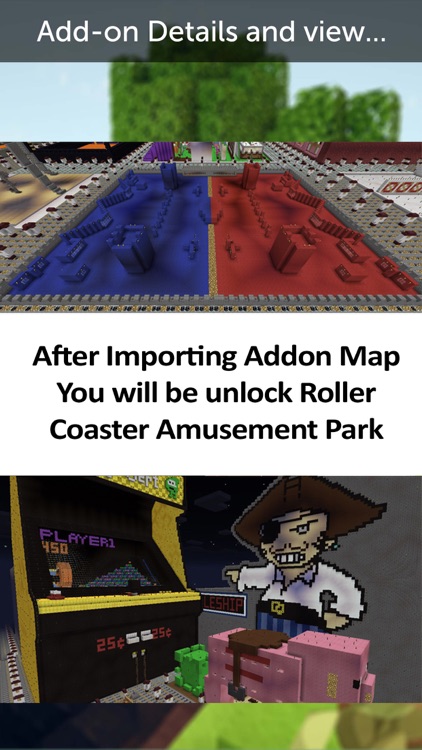 Roller Coaster Map for Minecraft PE