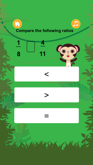 How to cancel & delete Monkey Math School game For Fourth Grade from iphone & ipad 4