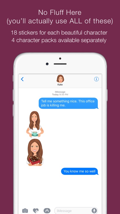 Telle-Kate: Chic stickers for women & girl talk screenshot-4