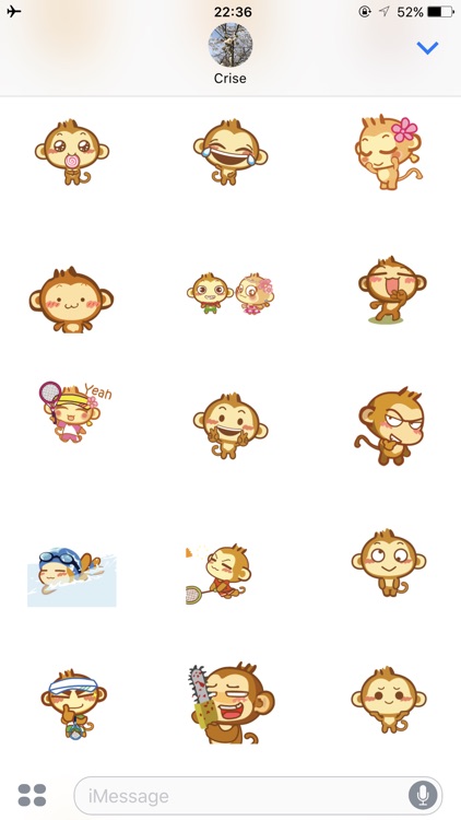 Monkeymoji Stickers for imessages screenshot-4